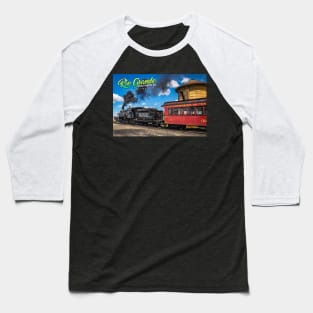 Rio Grande Southern 20 Steam Locomotive at Antonito Colorado Baseball T-Shirt